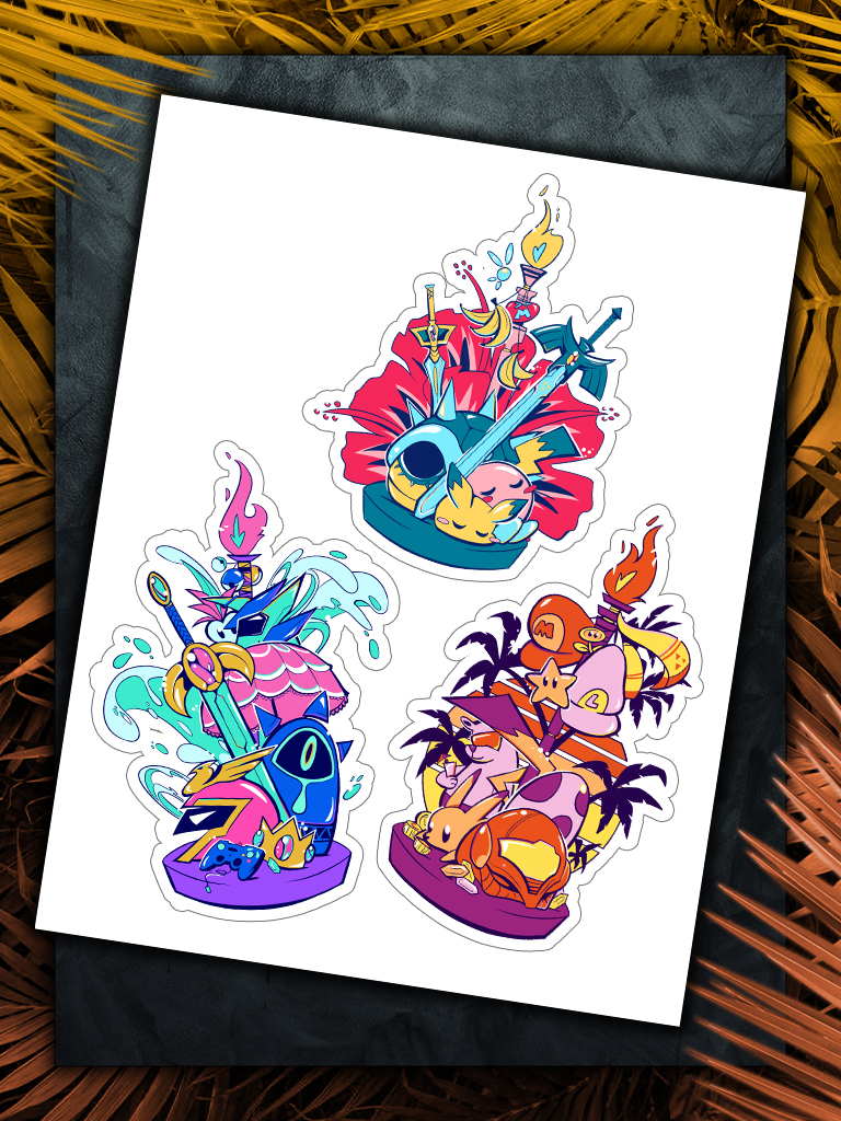 Tier Torch Sticker Pack