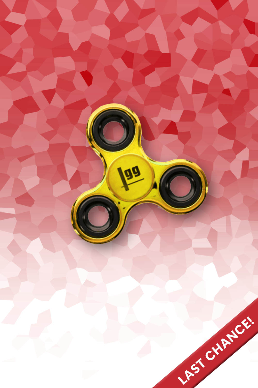 smash.gg Gold Fidget Spinner