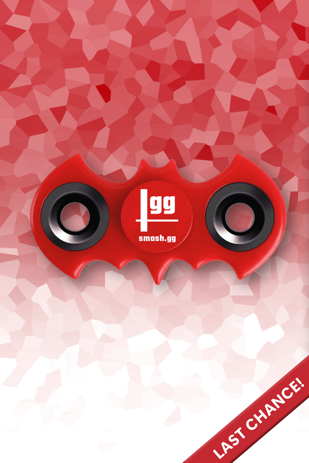 smash.gg Bat Fidget Spinner