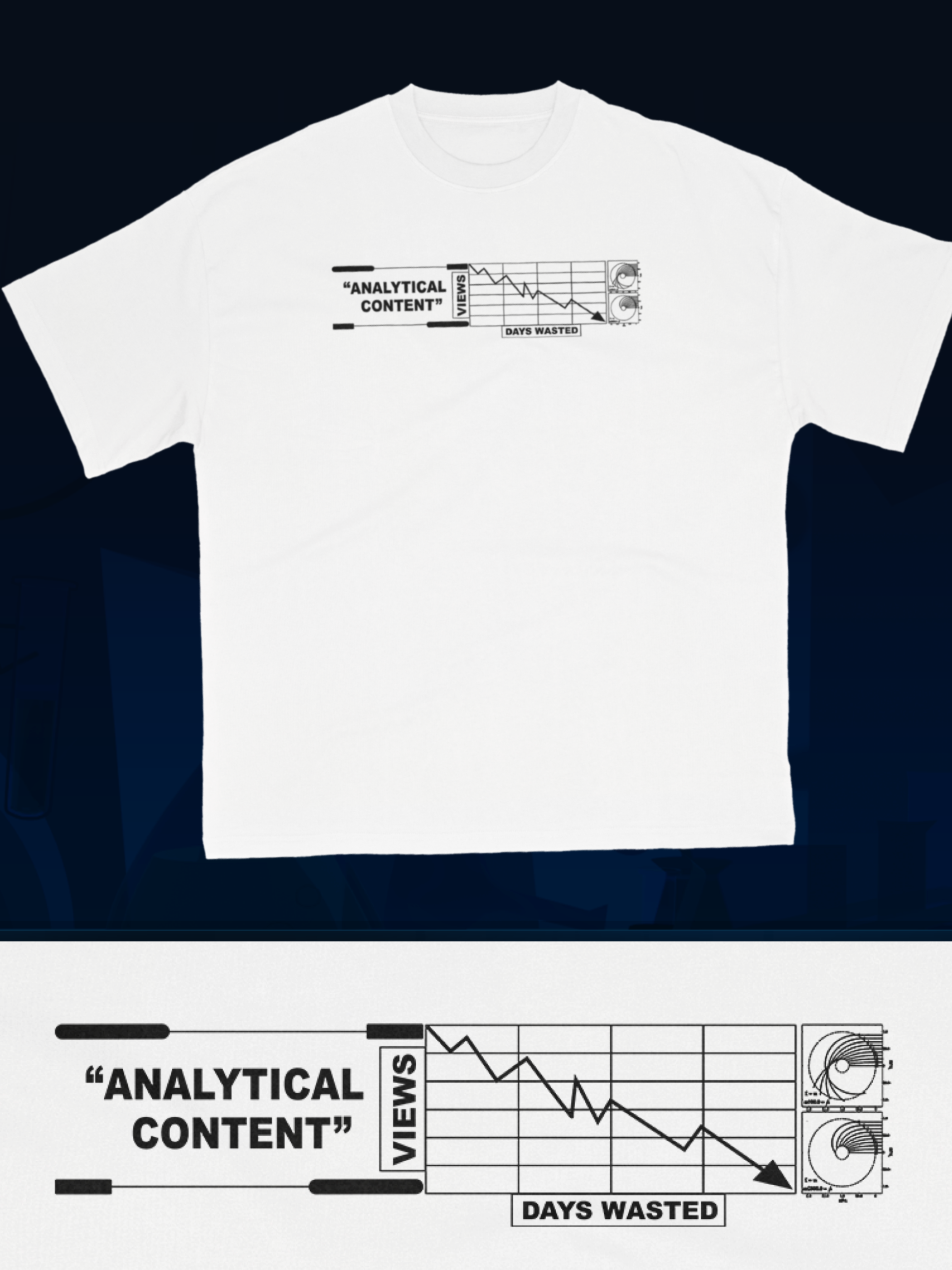 "ANALYTICAL CONTENT" Tee