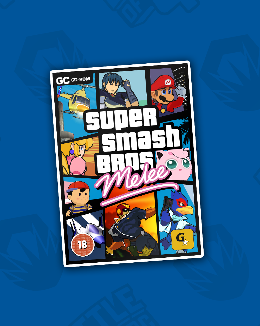 GTMelee Full Art Stickers