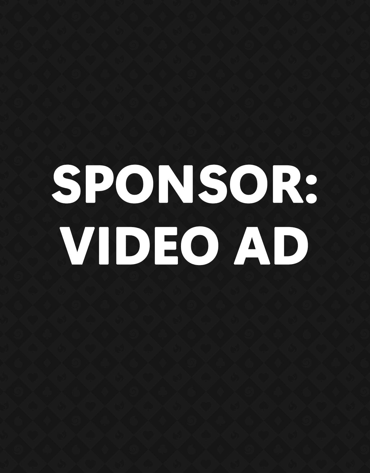 Sponsor: Video Advertisement