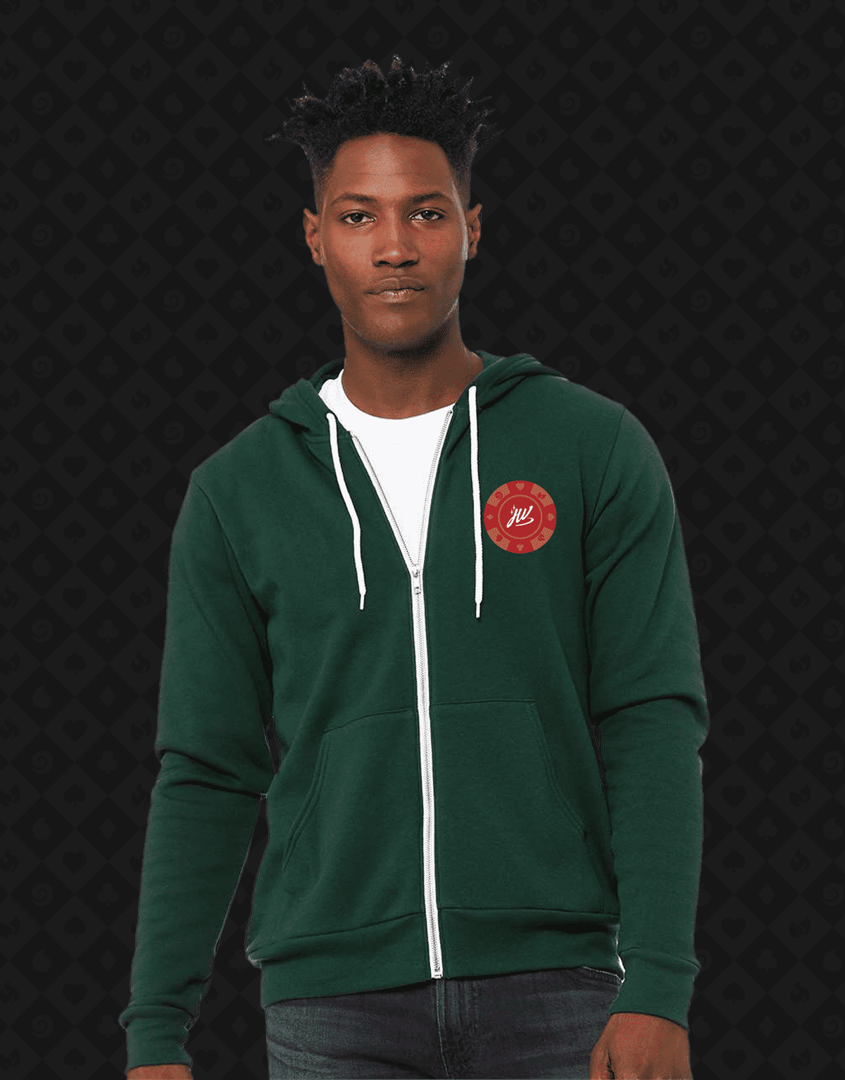 Poker Table Zip-Up