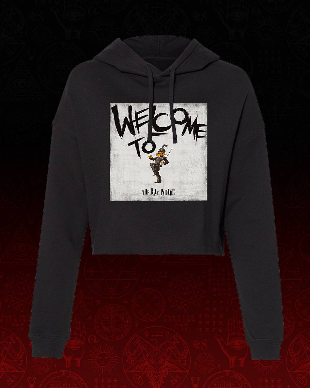 Welcome to the Balc Parade Cropped Hoodie
