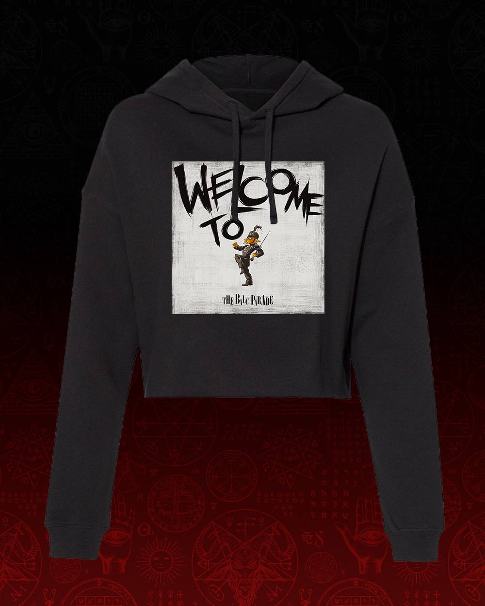 Welcome to the Balc Parade Cropped Hoodie