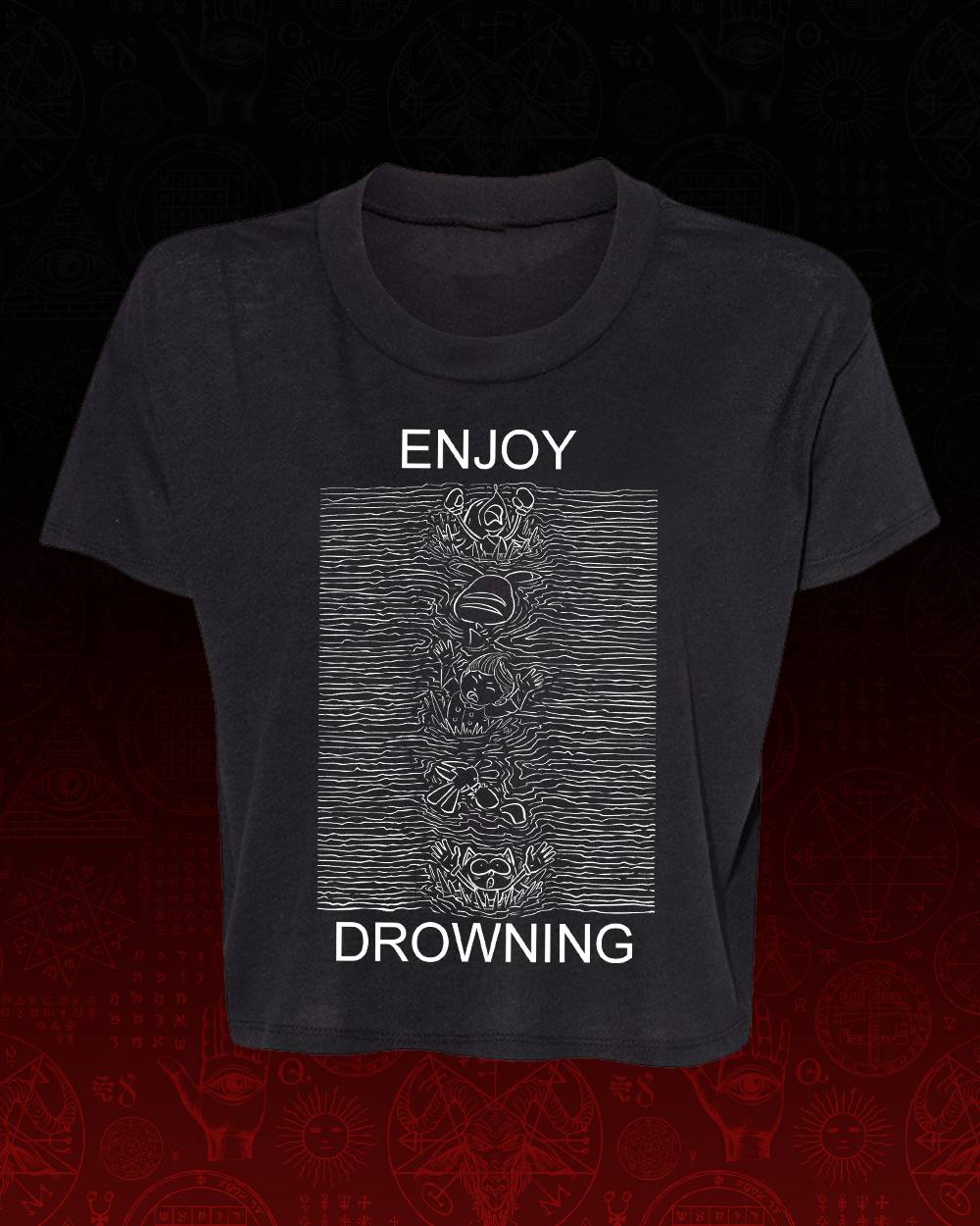 Enjoy Drowning Cropped Tee