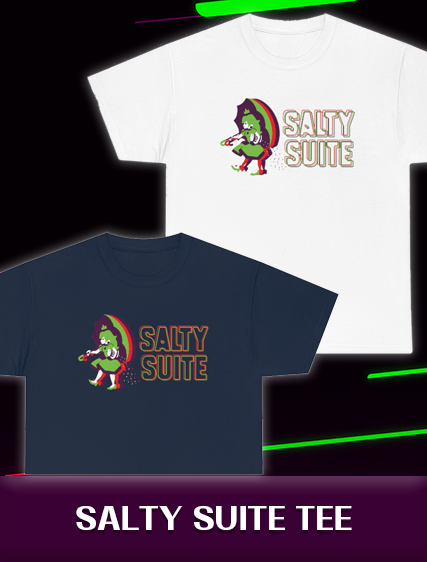 Salty Suite Tee (White or Navy)