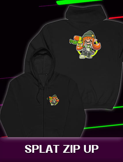 Splat Zip Up Hoodie