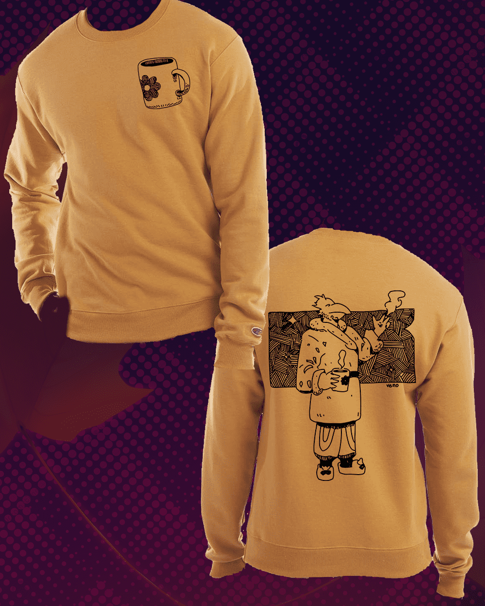 "falco-cup" Sweatshirt