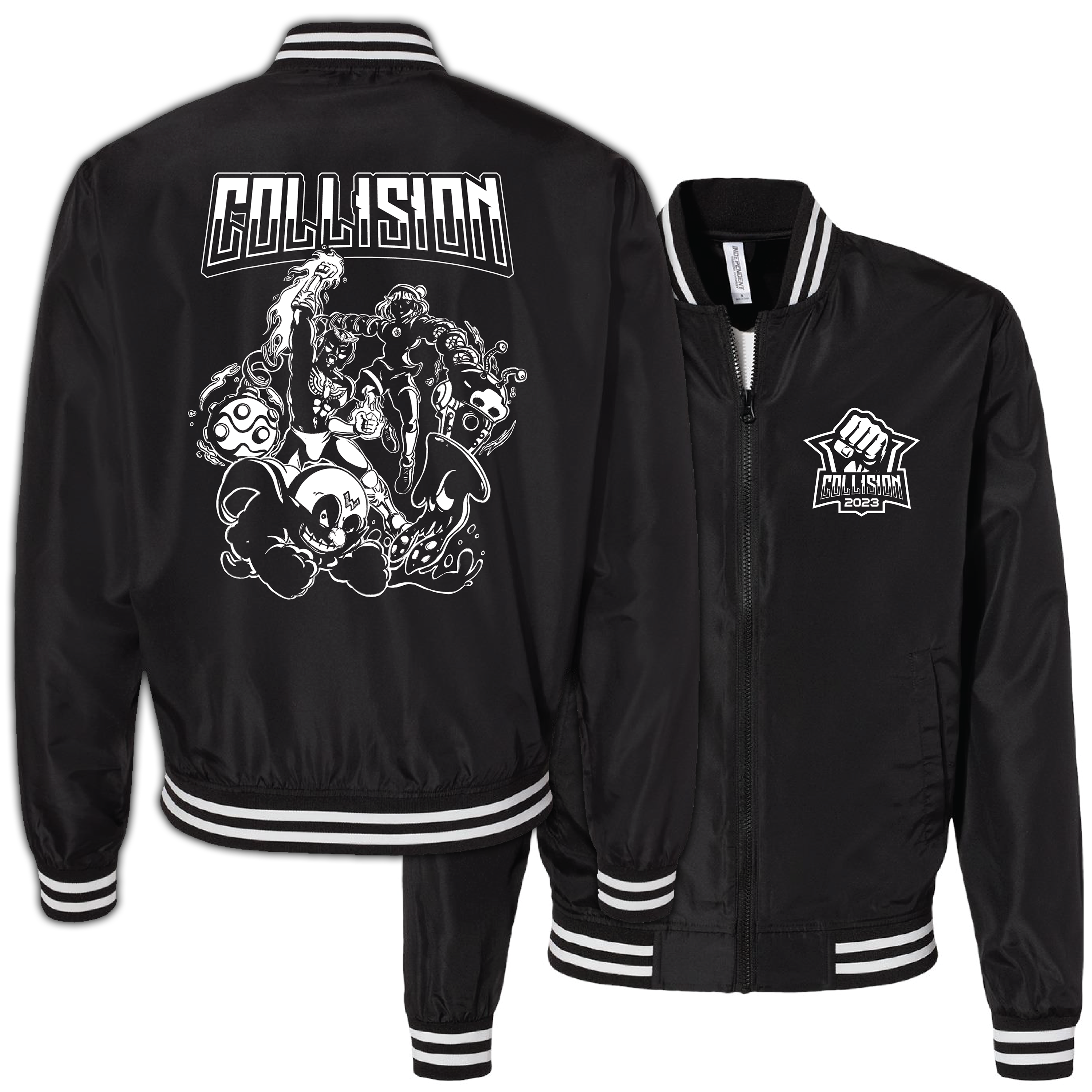 The Collision Collective! Arrival Bomber Jacket