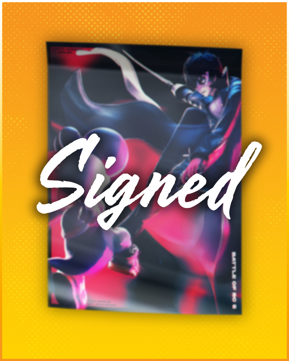 NA vs World Poster (Signed)