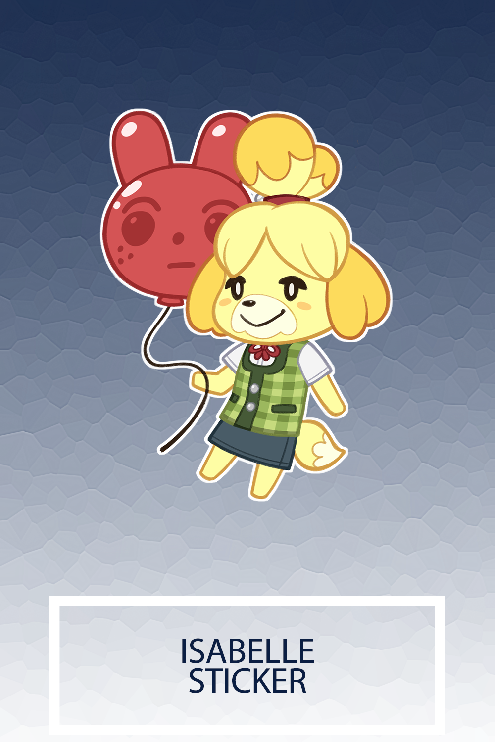 4x4 Isabelle Sticker
