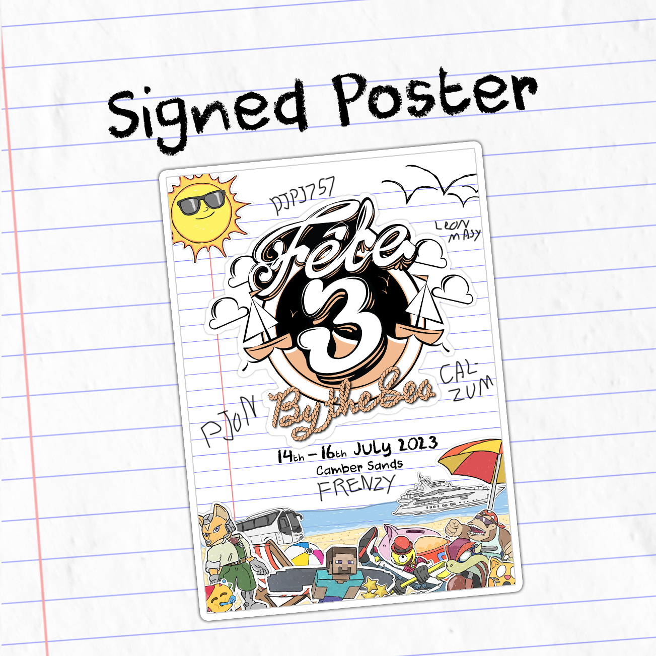 Signed Fete Poster
