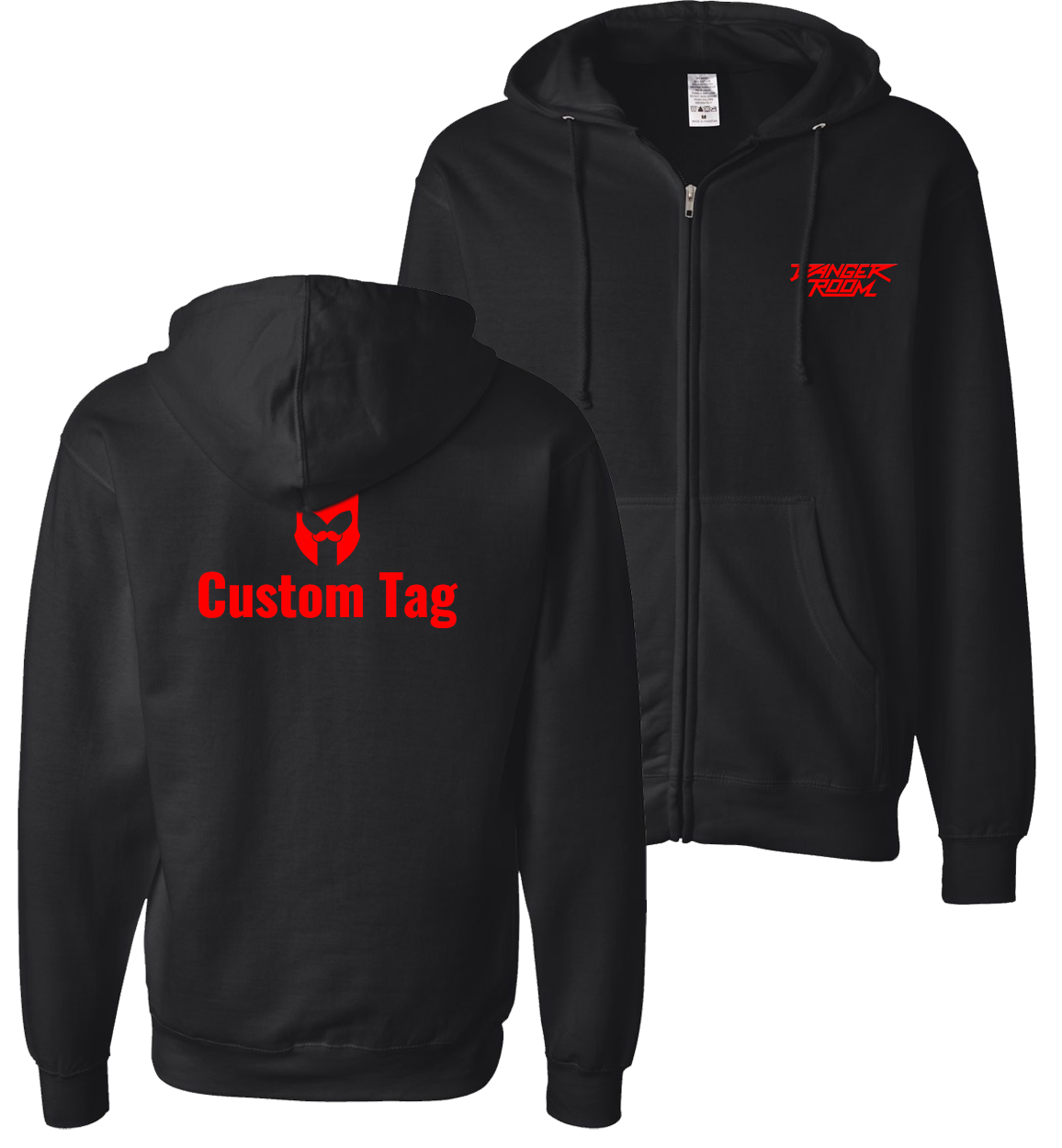 Danger Room Custom Zip-Up Hoodie