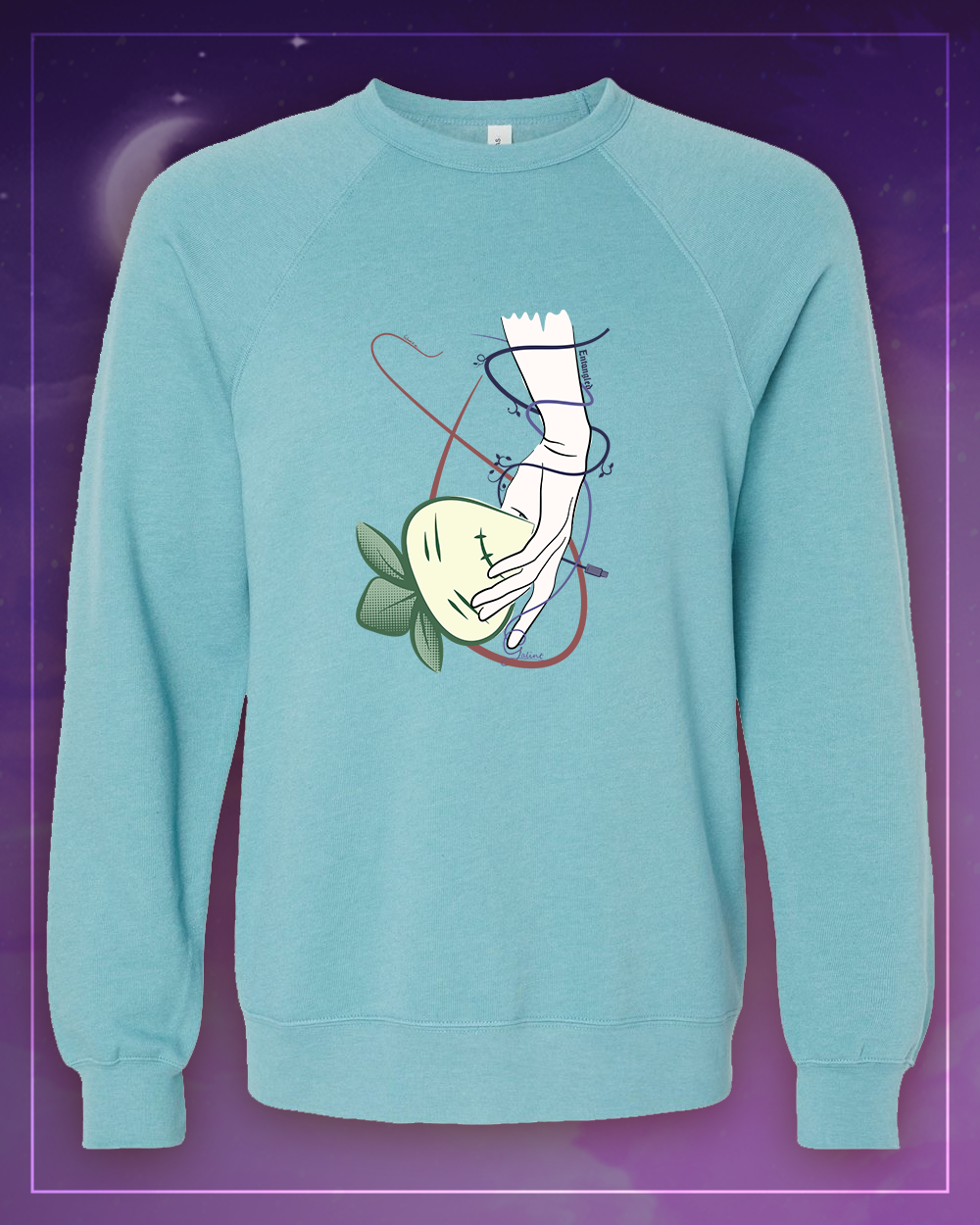 Peach Turnip Crewneck Sweatshirt