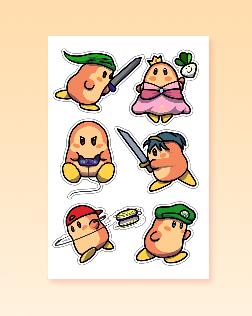 Classic Waddlers Sticker Sheet