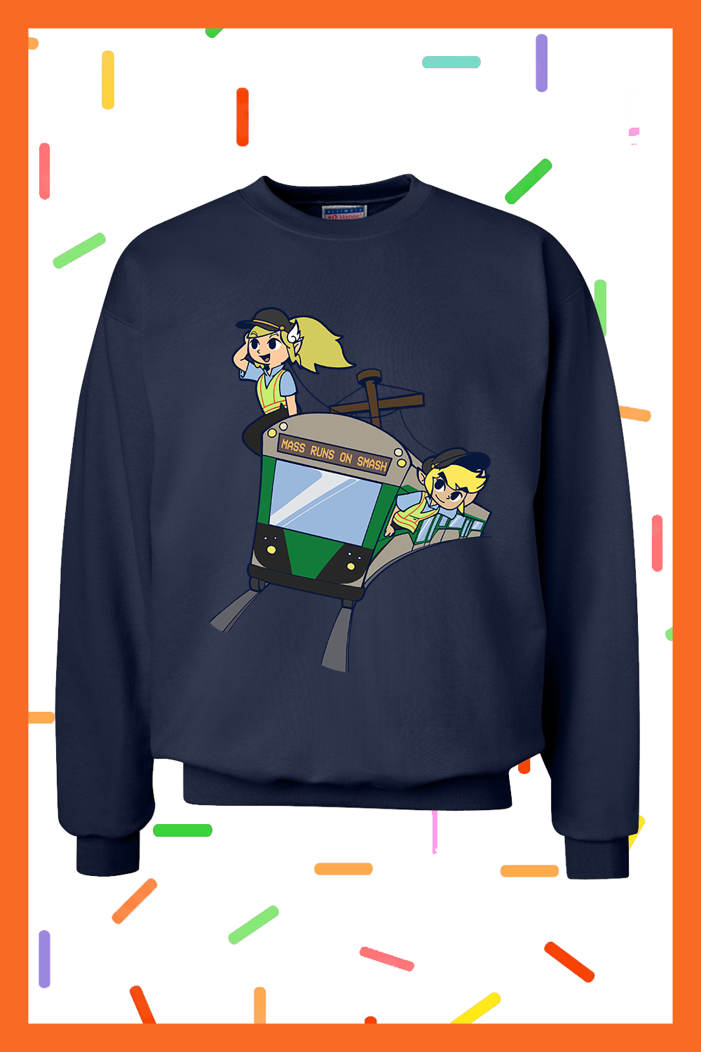 Spirit Tracks Crewneck (Navy)