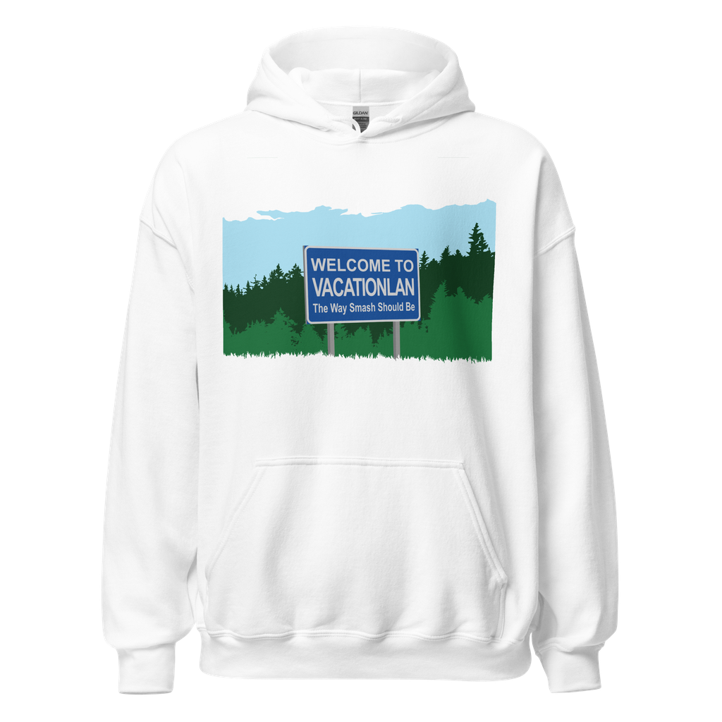 Welcome to VacationLAN Hoodie - White