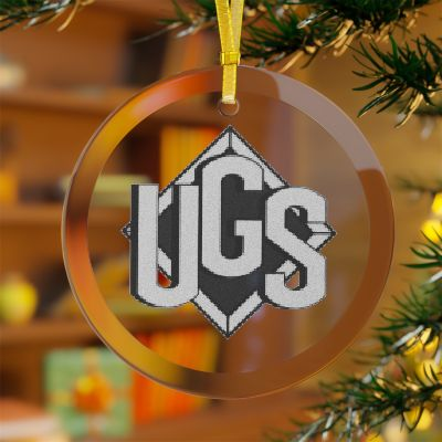 UGS Glass Ornament