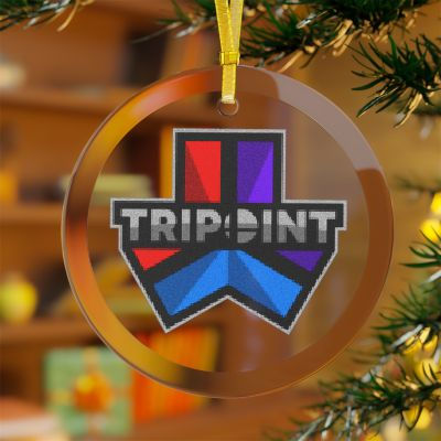 Tripoint Glass Ornament