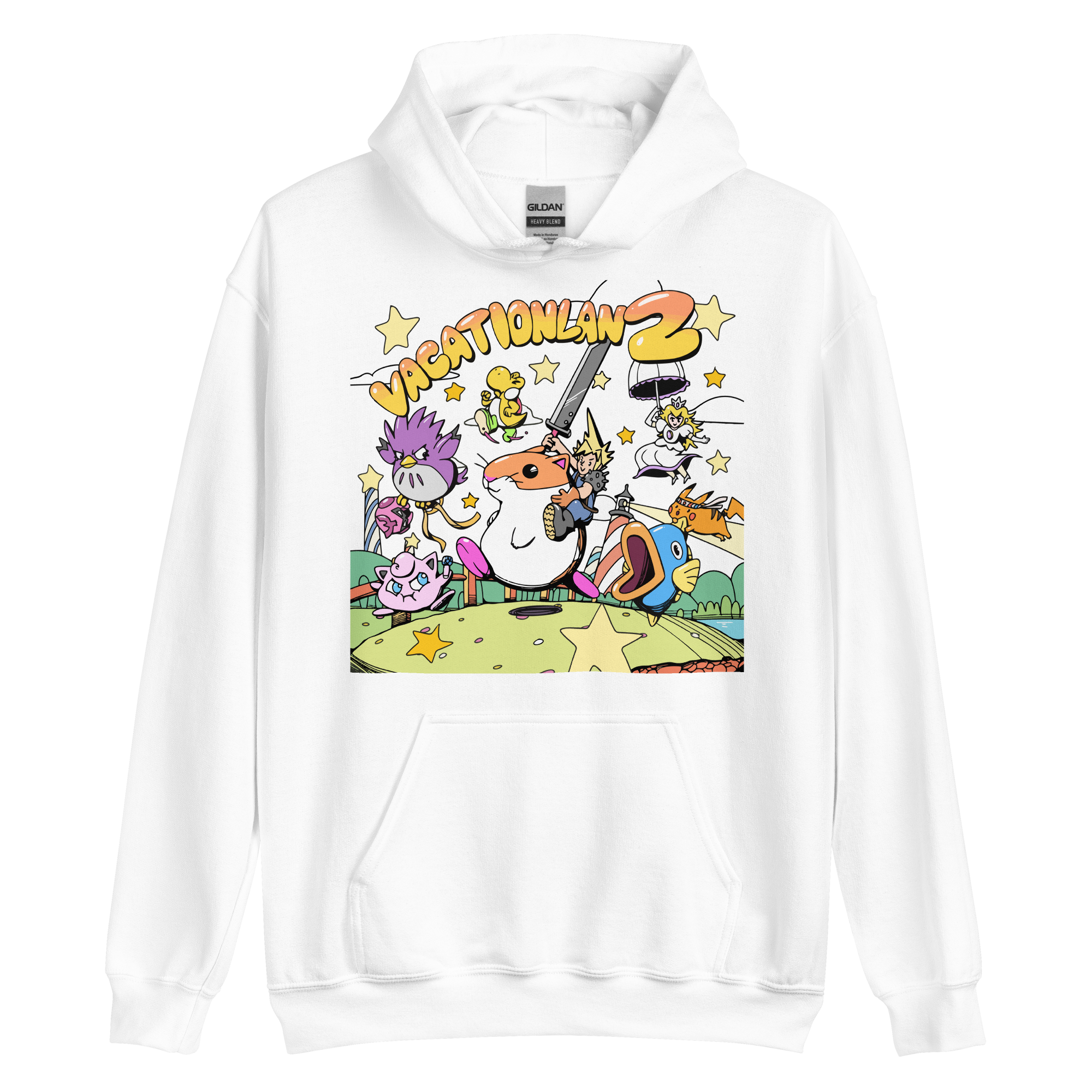 VacationLAN 2 White Hoodie