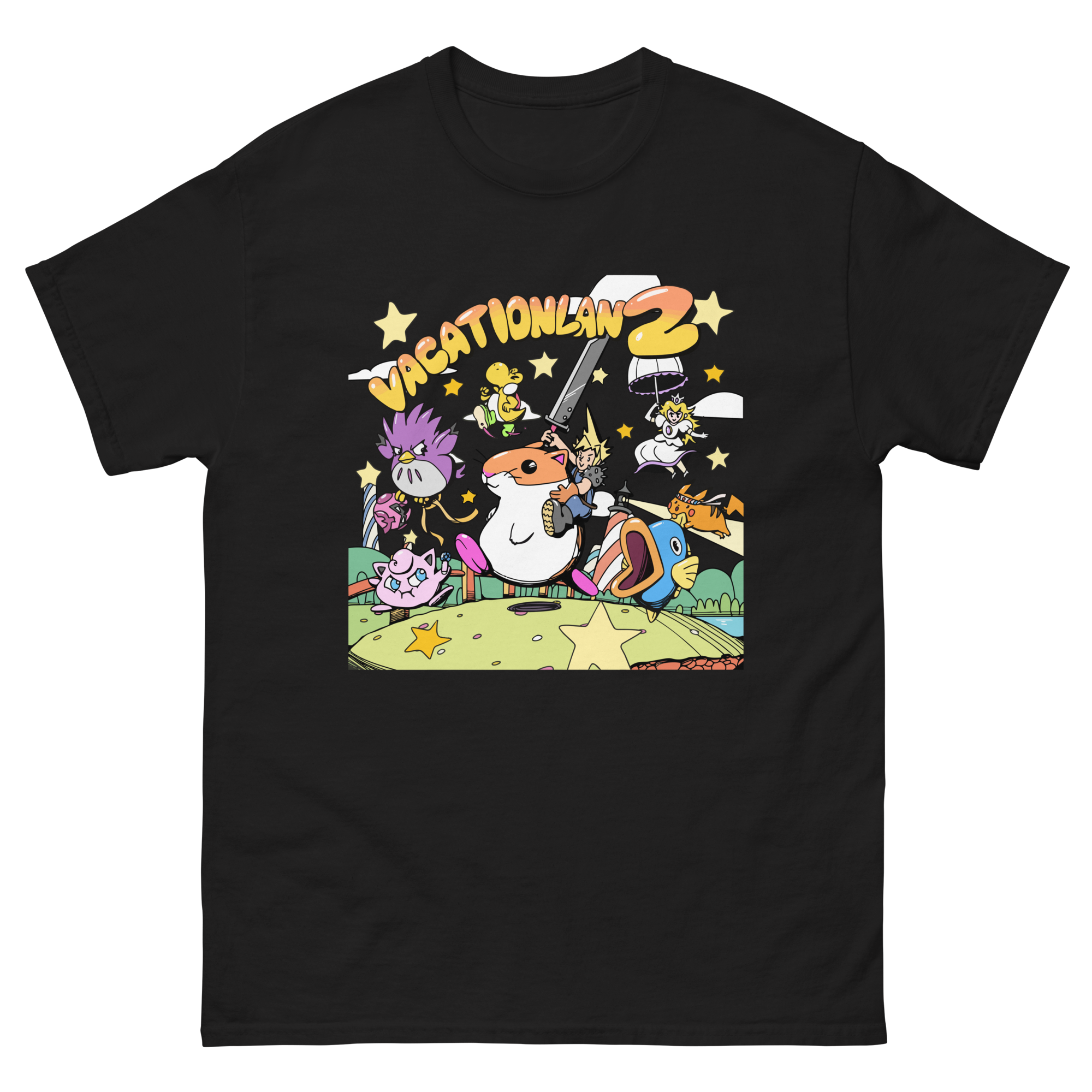 VacationLAN 2 Black Tee