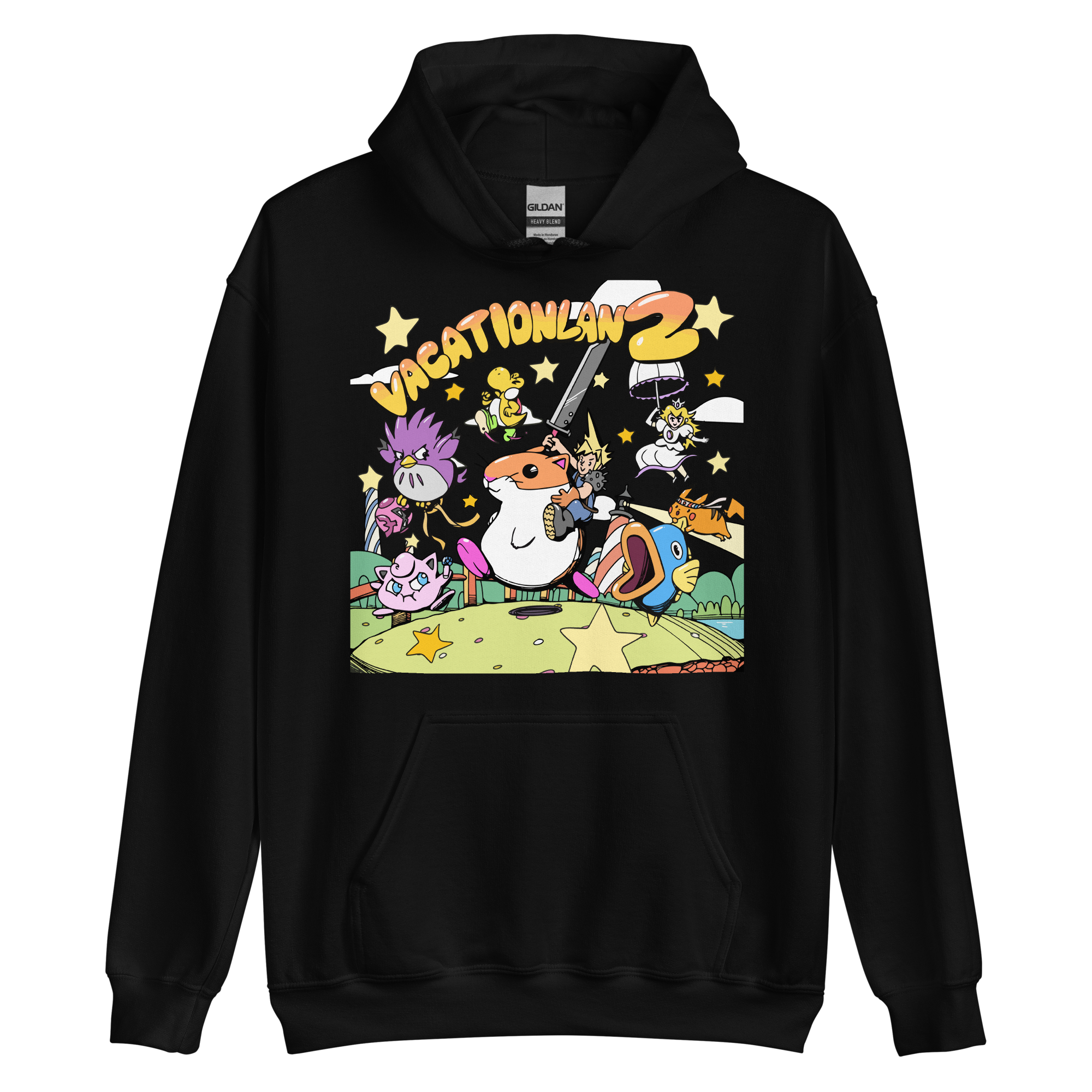 VacationLAN 2 Black Hoodie