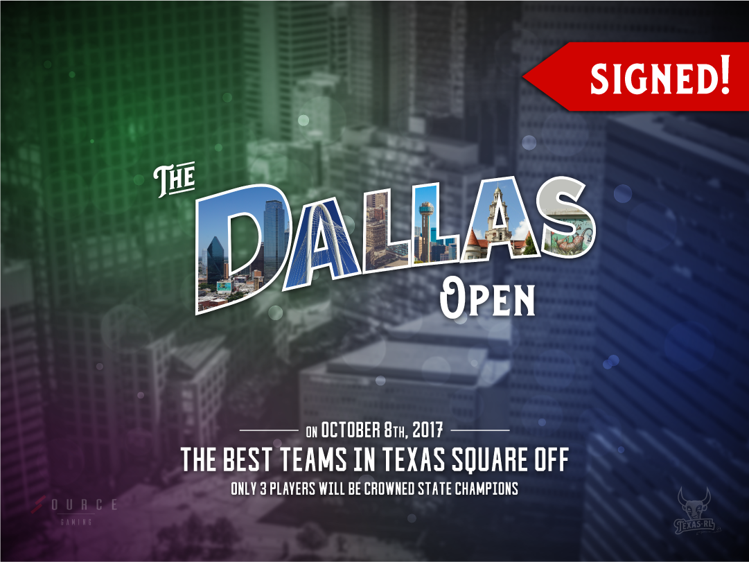Dallas Open Poster - Vile - Signed