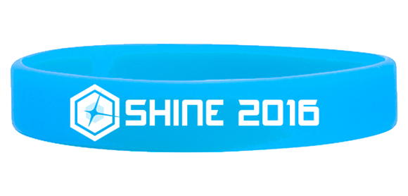 Shine 2016 wristband