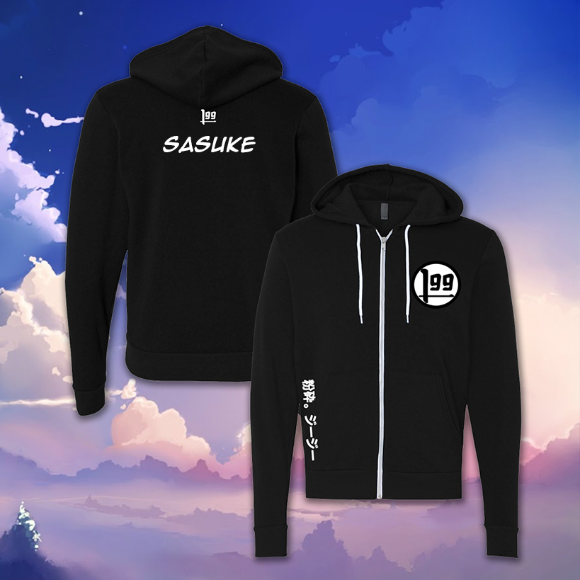 Custom Japanese smash.gg Hoodie (Black)