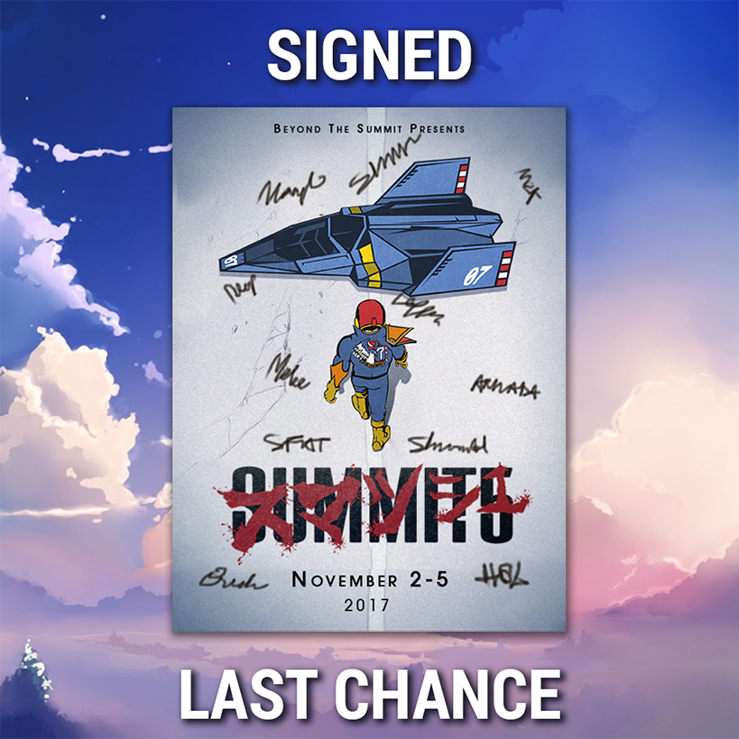 Signed Akira Falcon Poster (Last Chance)