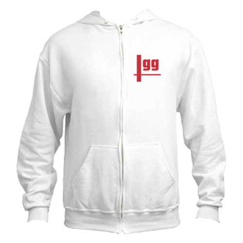 Smash.gg Zip Hoodie - White