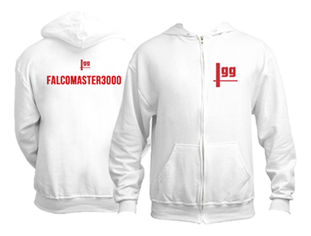 Custom Smash.gg Zip Hoodie - White