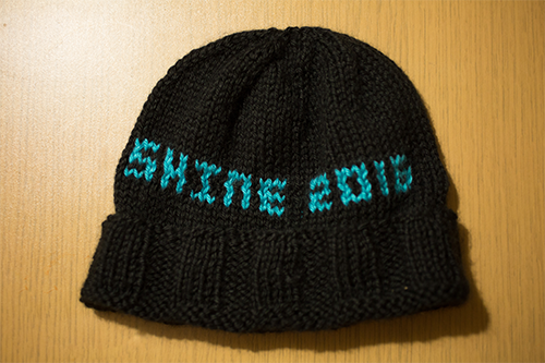 Hand-knit Shine Beanie