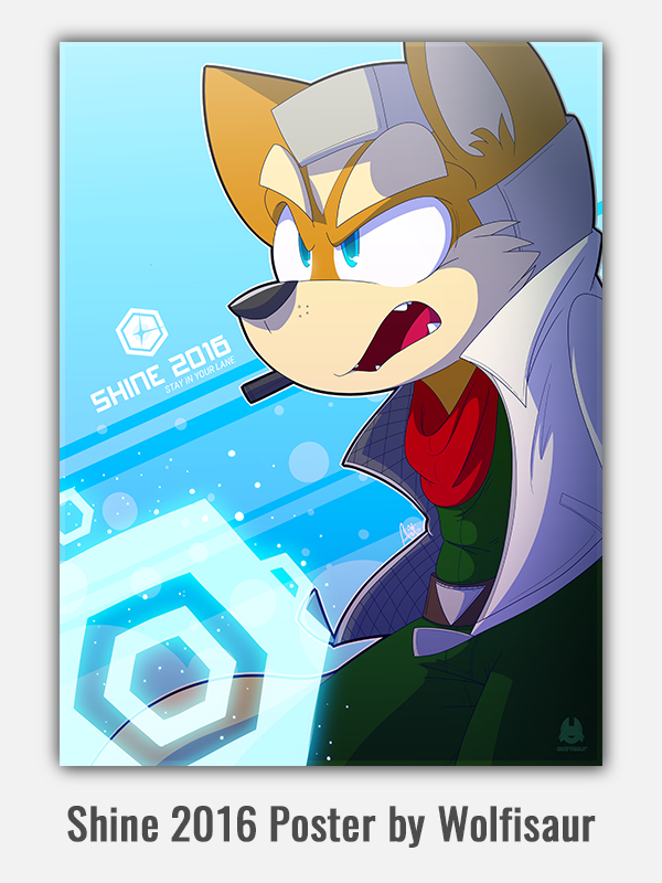 Wolfisaur Shine Poster