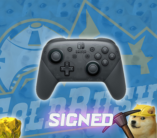 Signed Switch Pro Controller (Early)