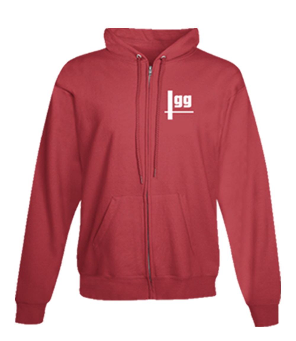 Smash.gg Zip Hoodie - Red