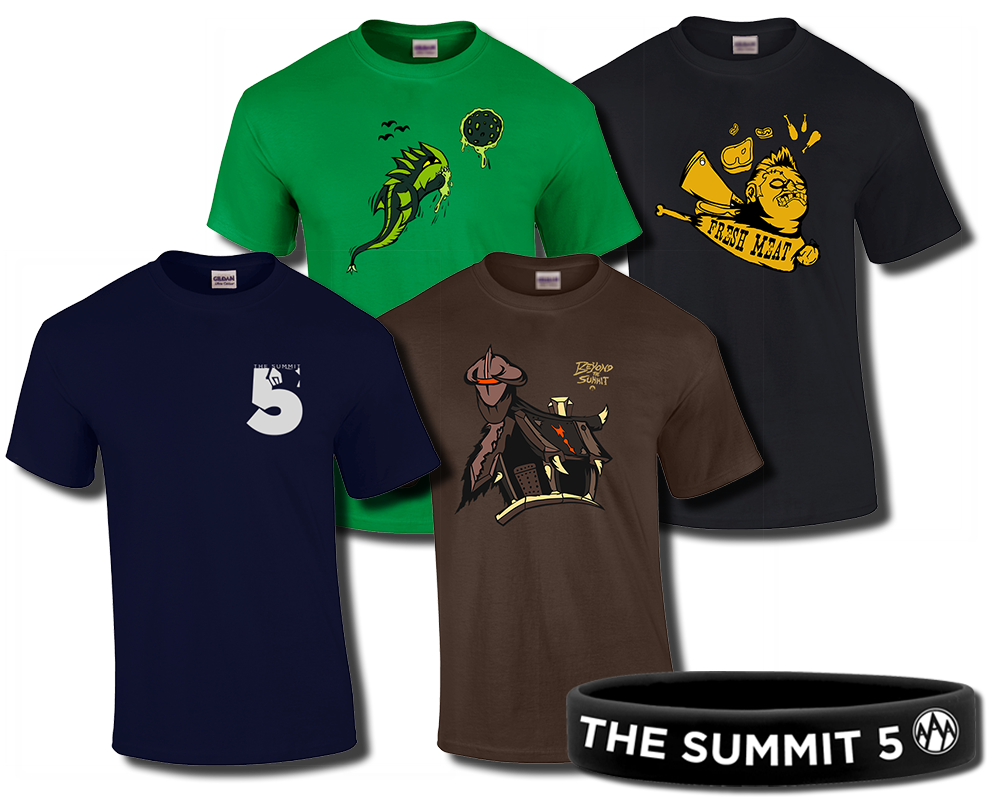 The Summit 5 T-Shirt Package