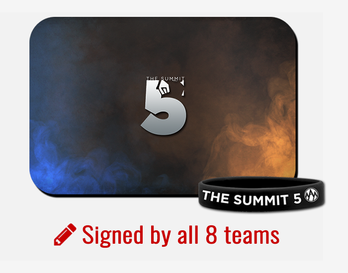 Signed Summit 5 Mousepad - All 8 Teams