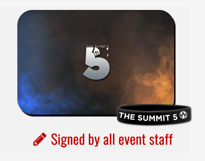 Signed Summit 5 Mousepad - All Event Staff
