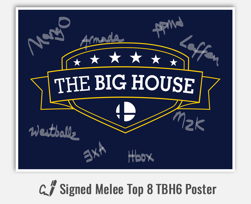 Signed Top 8 TBH Poster (Melee)