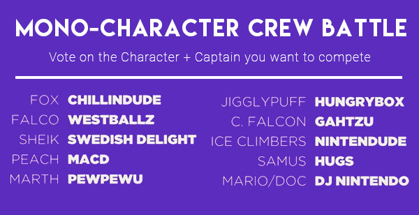 Melee 6 Character Crew Battle