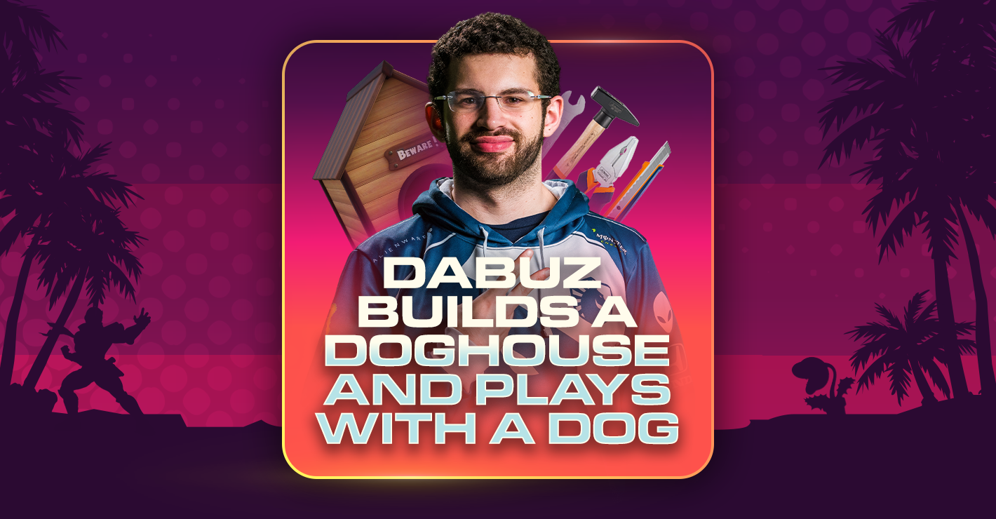 Dabuz Builds a Dog House and Plays With a Dog