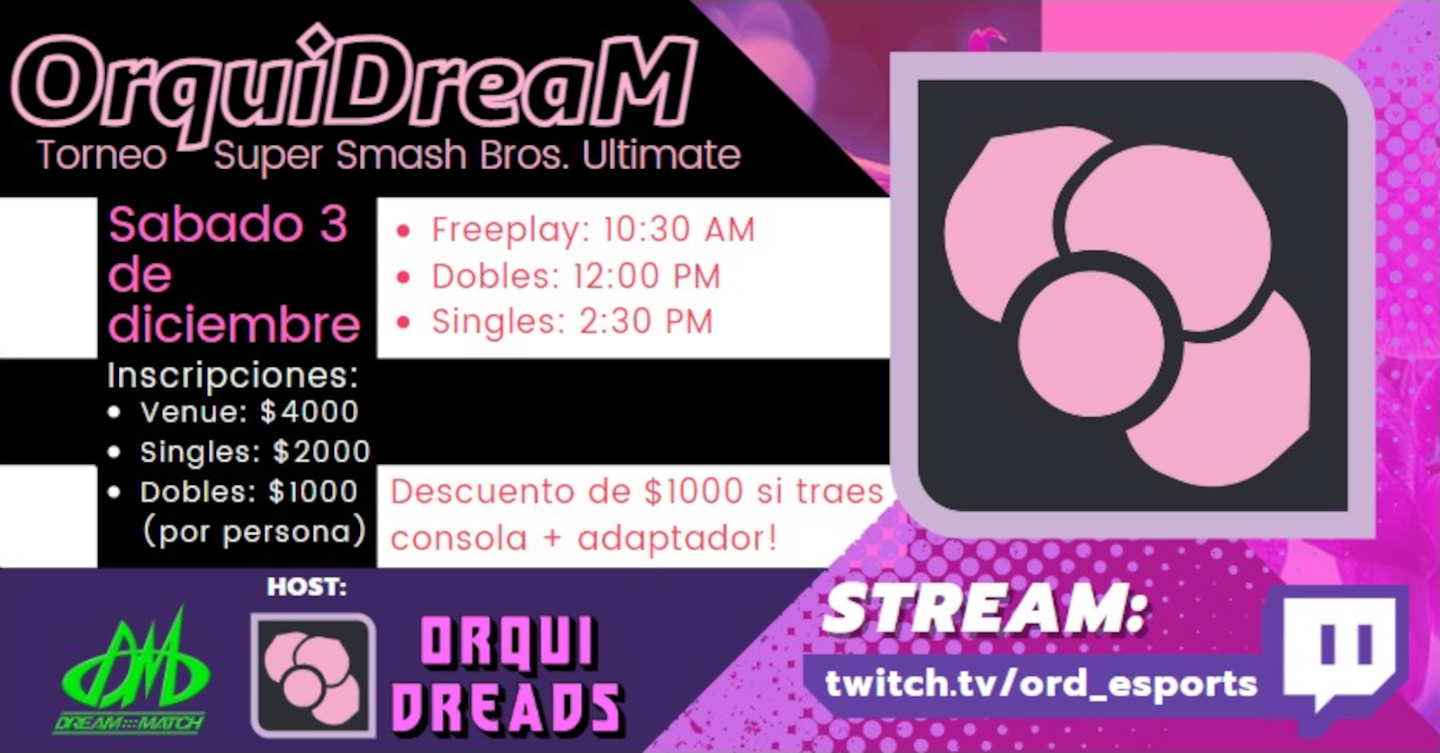 Orquidream | Torneo SSBU en el DM