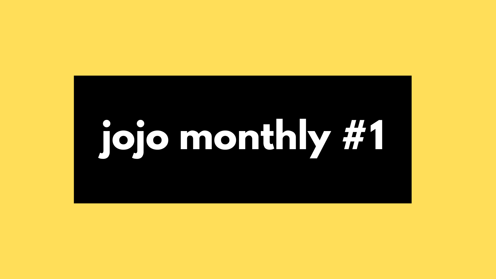 jojo monthly 1 Brackets