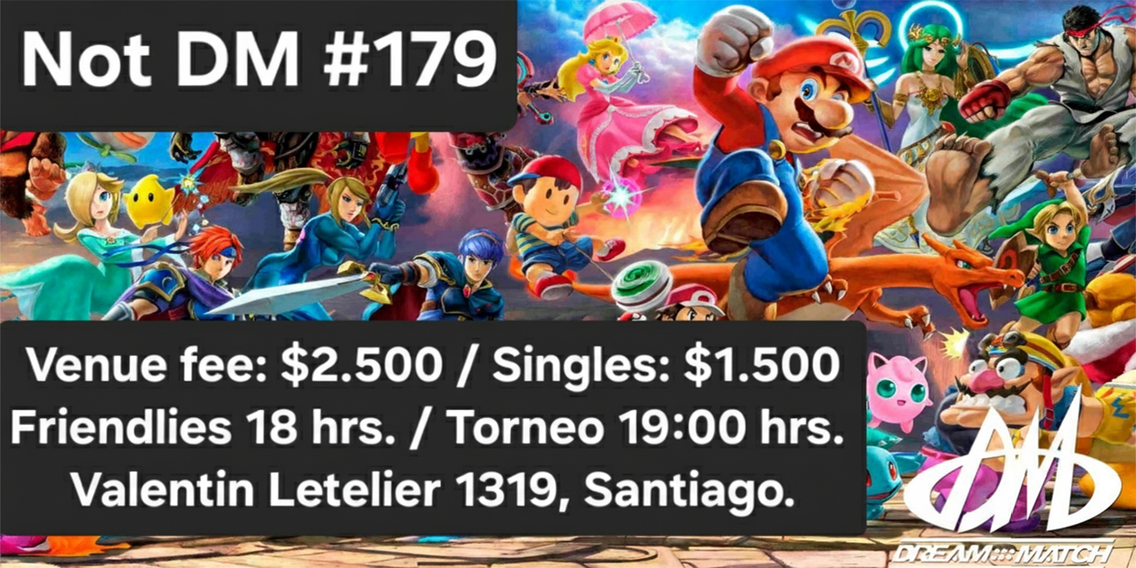 NOT DM 179 SUPER SMASH BROS ULTMATE