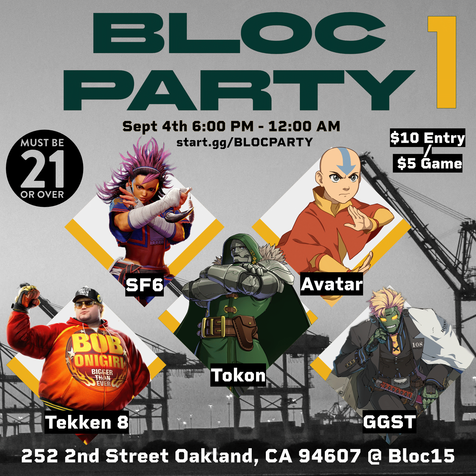 Bloc Party #1 - Friday, September 4th